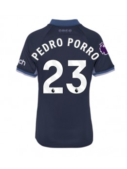 Tottenham Hotspur Pedro Porro #23 Auswärtstrikot für Frauen 2023-24 Kurzarm